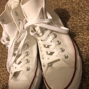 High top white converse